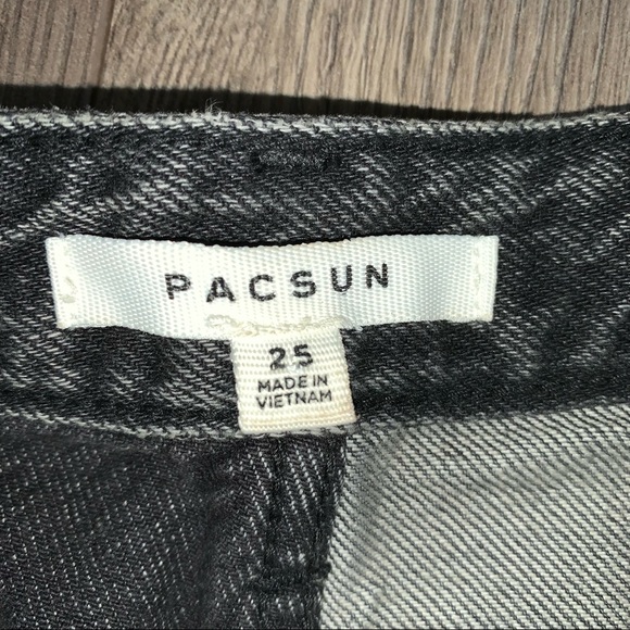 PacSun Two-Tone Gray Denim Skirt - Picture 5 of 5